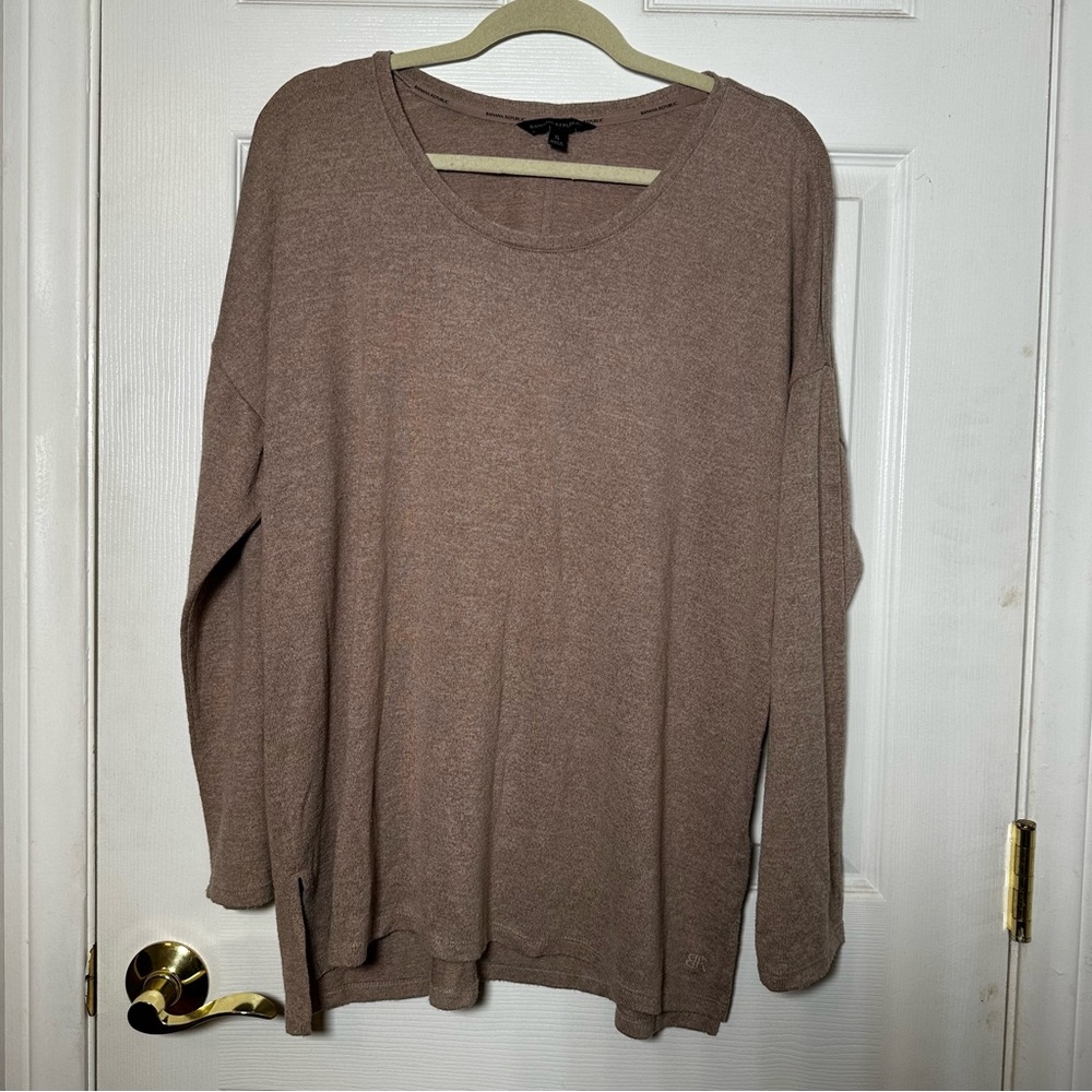 Banana Republic Taupe Crew Neck Sweater